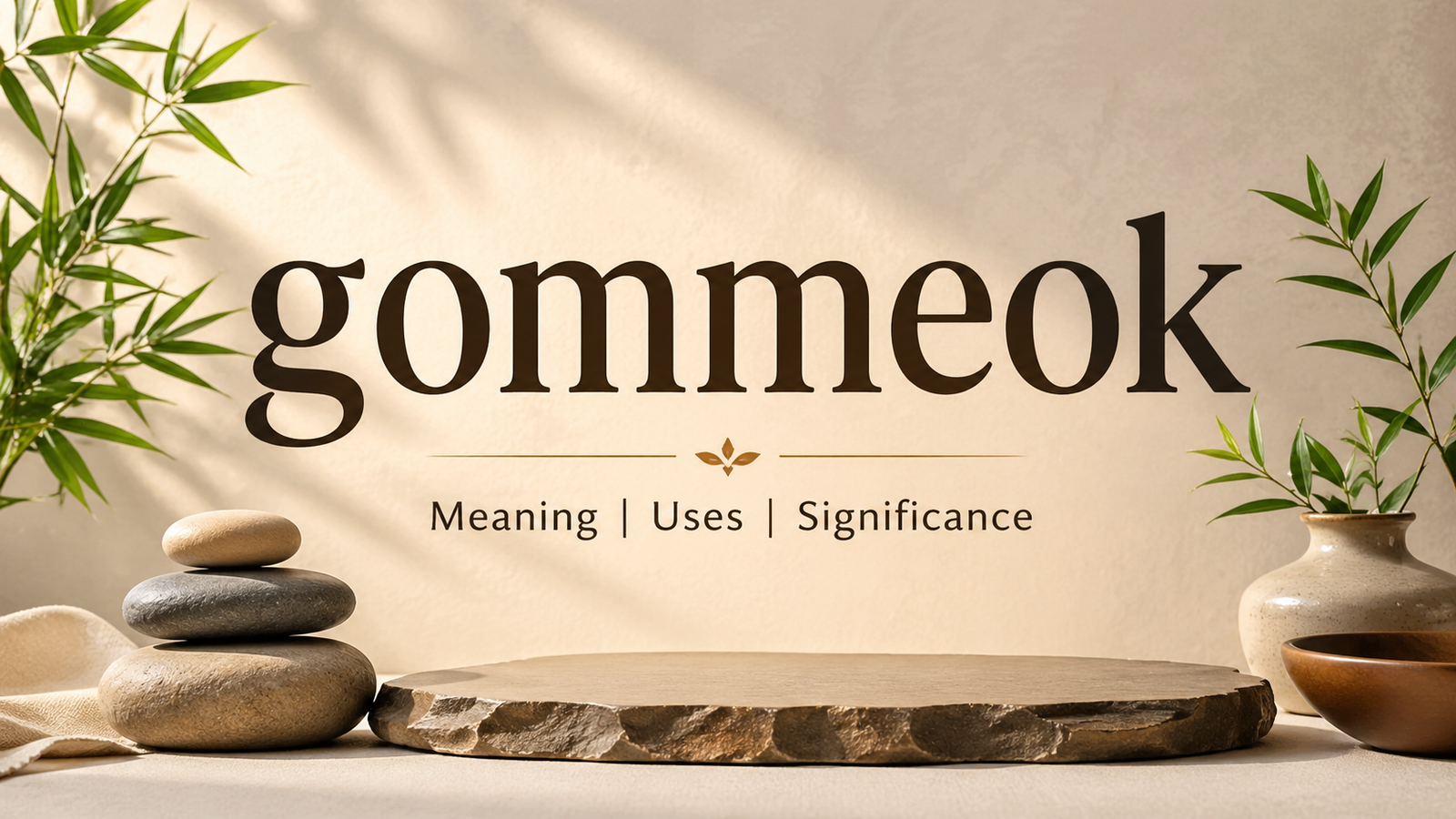gommeok Explained: Meaning, Uses, and Significance