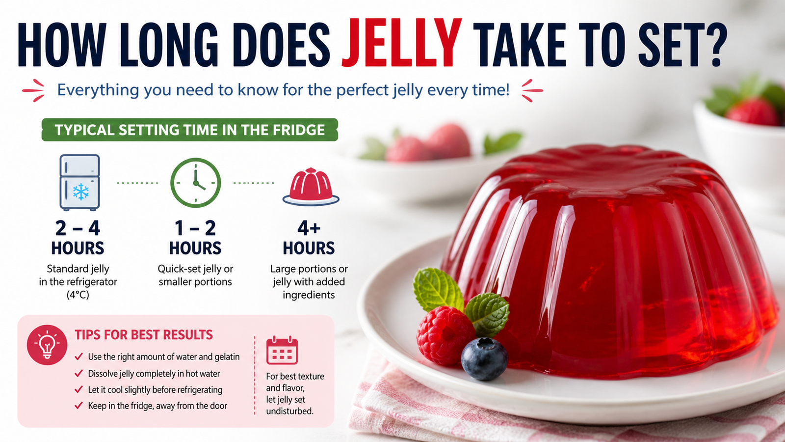 How Long Does Jelly Take to Set for Perfect Results