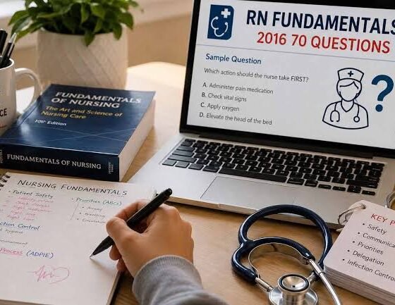 RN Fundamentals 2016 70 Questions: A Complete Study Guide for Nursing Students